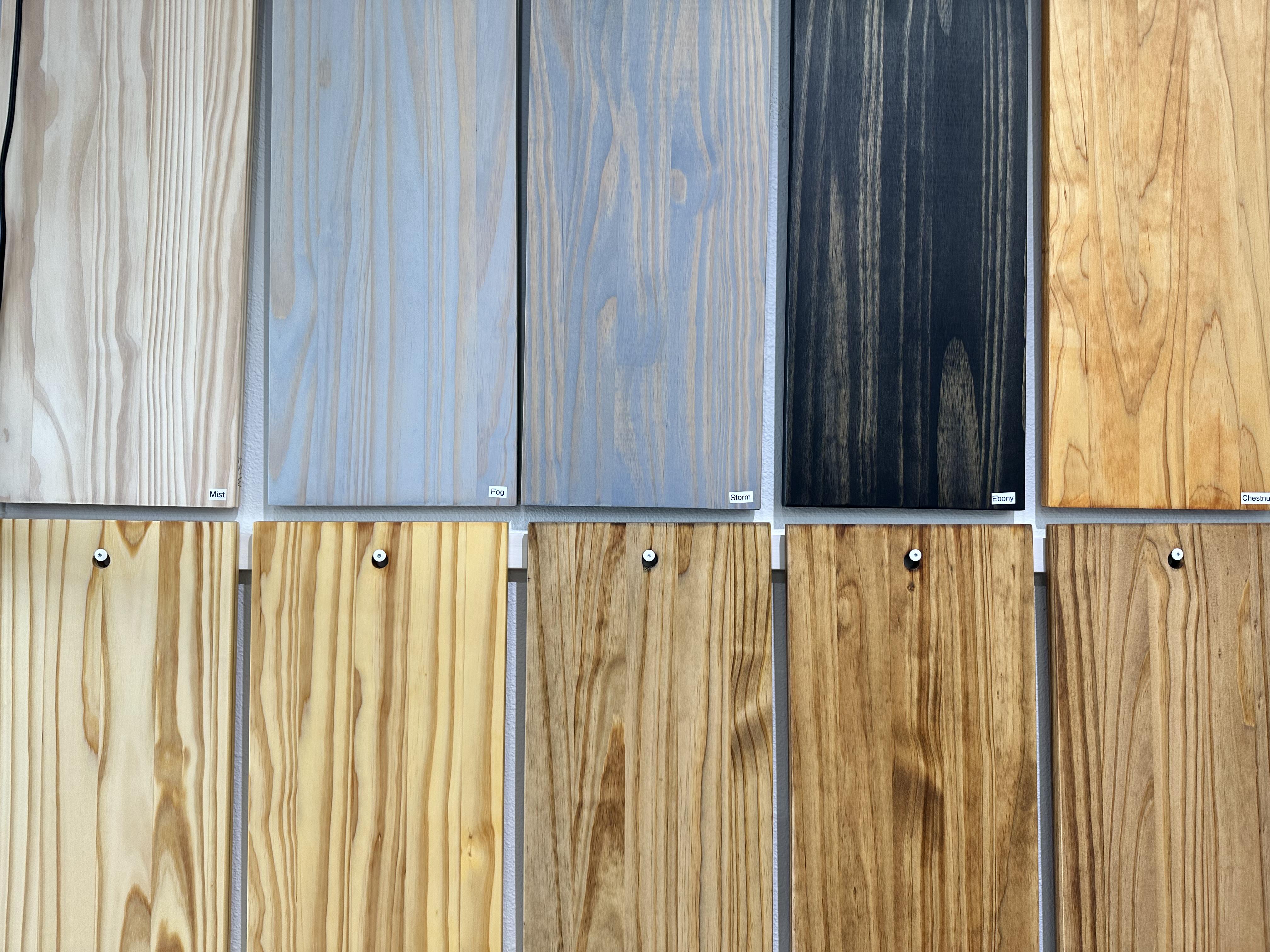 Custom Wood Finishing with Penofin Verde Oil Stains at Natural