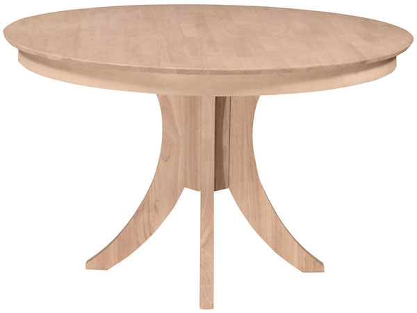 Unfinished Round Dining Table How To Blog