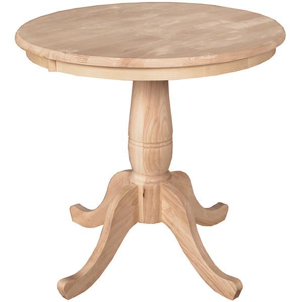 Parawood 30 Inch Round Table Top, 30 Inch Round Wood Table Top